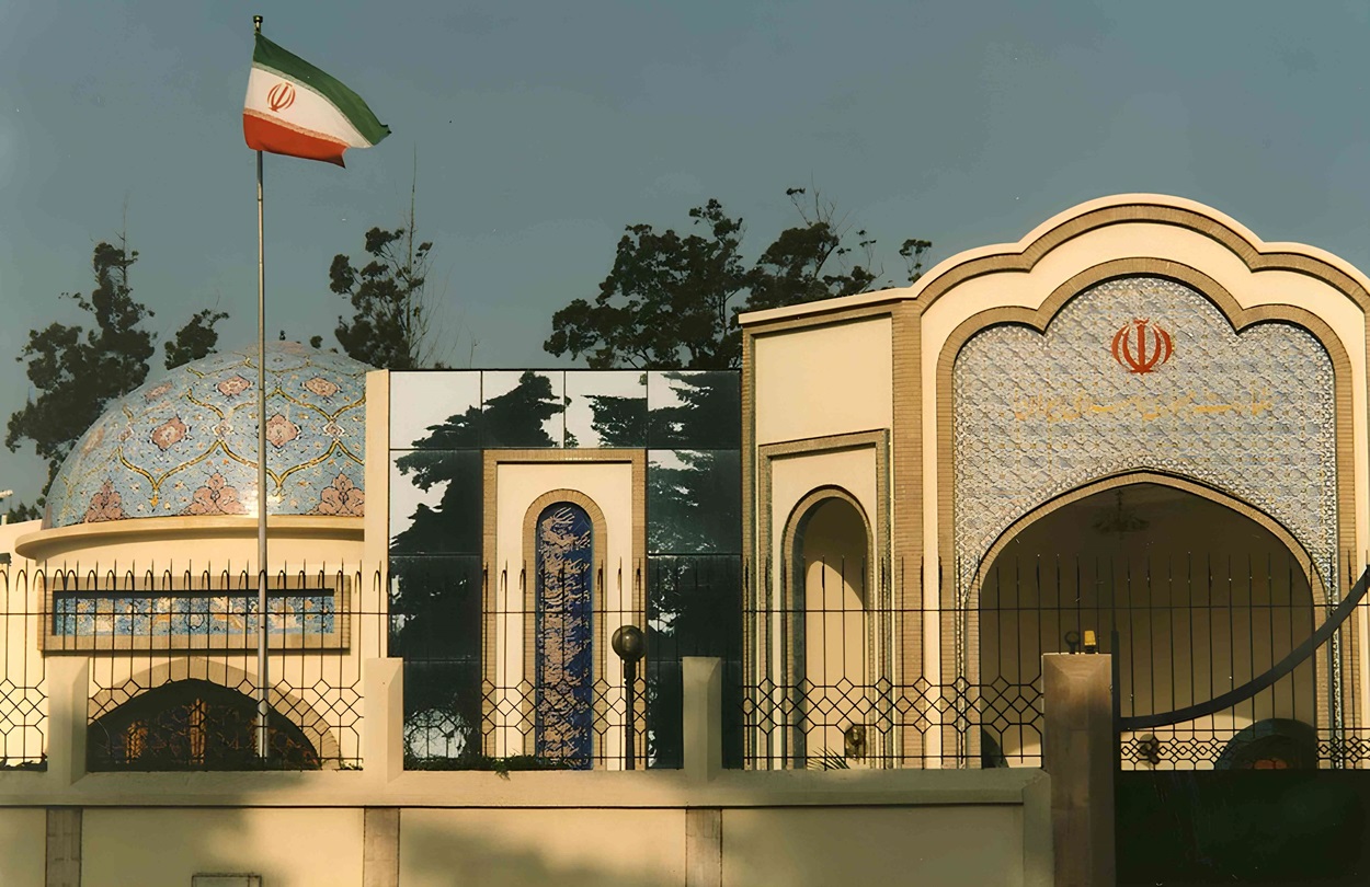 Embajada Iran en Rabat con fusin de inspiraciones iranes y marroques